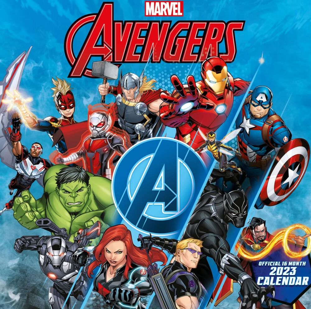 Produkt miniatyrebild Square kalender 2023 Marvel Avengers