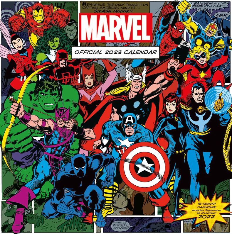 Square kalender 2023 Marvel