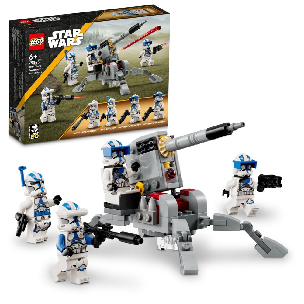 LEGO® Star Wars™ Stridspakke med 501st Clone Troopers™ 75345