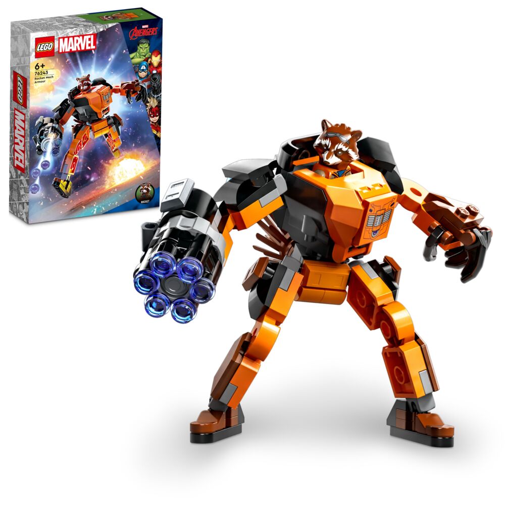 Produkt miniatyrebild LEGO® Marvel Rockets robotdrakt 76243
