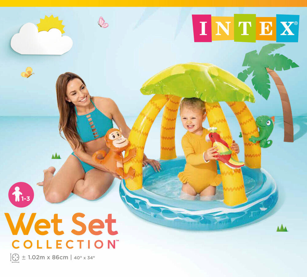 Produkt miniatyrebild Intex Tropical Island plaskebasseng