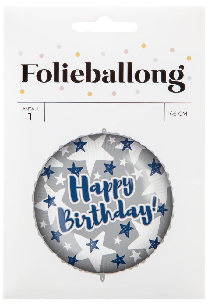 Produkt miniatyrebild Folieballong Happy Birthday ø: 46 cm