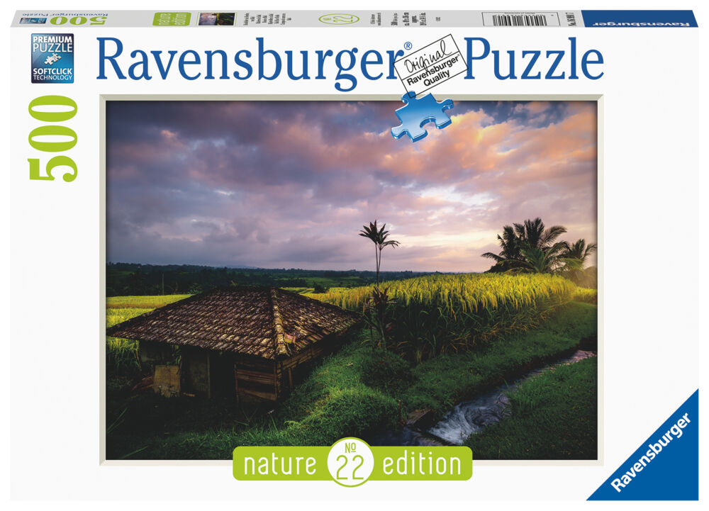 Produkt miniatyrebild Ravensburger Puzzle Bali Rice Fields puslespill