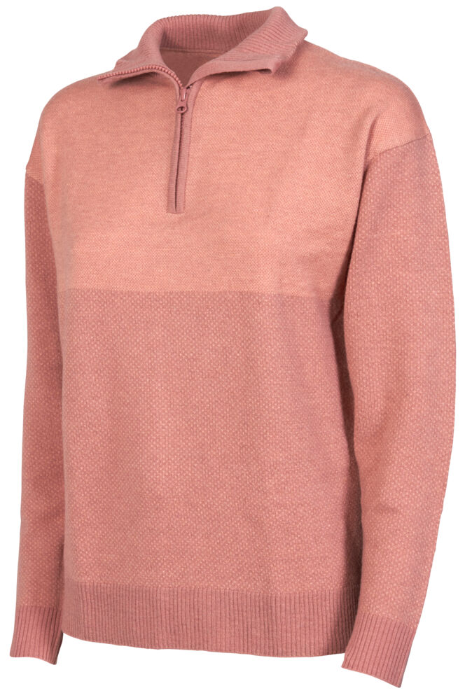 Produkt miniatyrebild Tufte half-zip ullgenser dame
