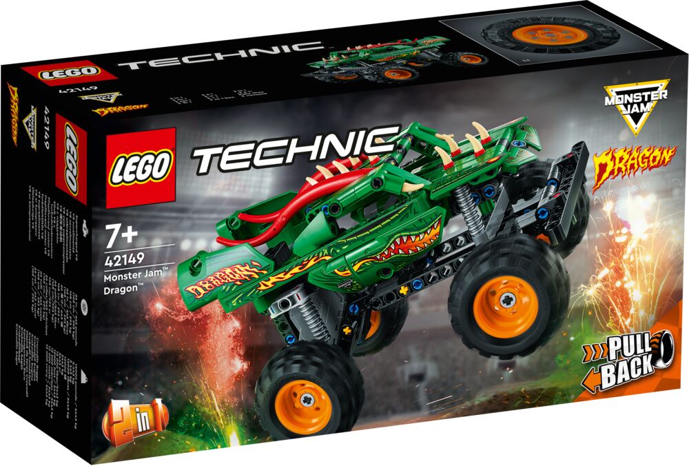 Produkt miniatyrebild LEGO® Technic Monster Jam™ Dragon™ 42149