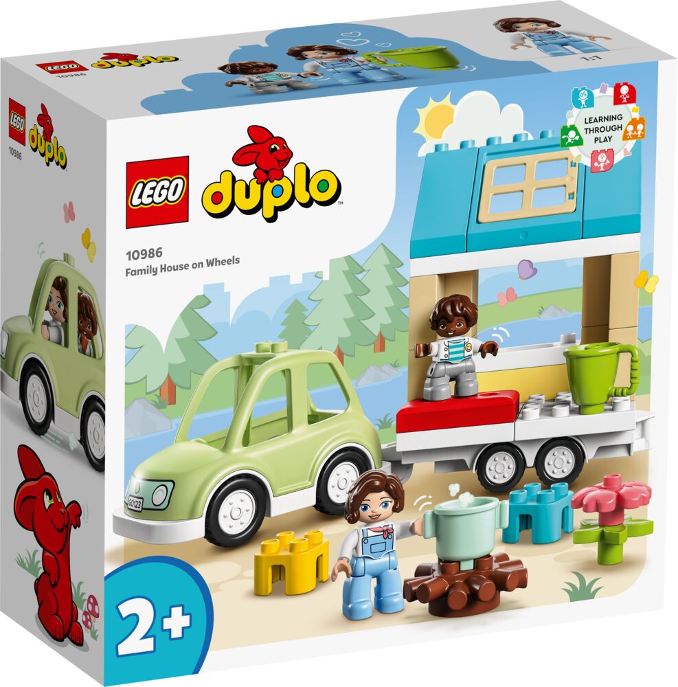 Produkt miniatyrebild LEGO® DUPLO® Town Hus på hjul 10986
