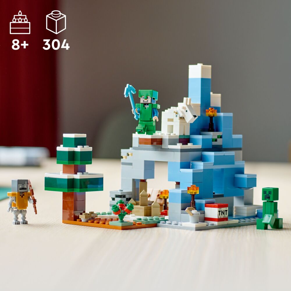 Produkt miniatyrebild LEGO® Minecraft® Frossenfjellene 21243