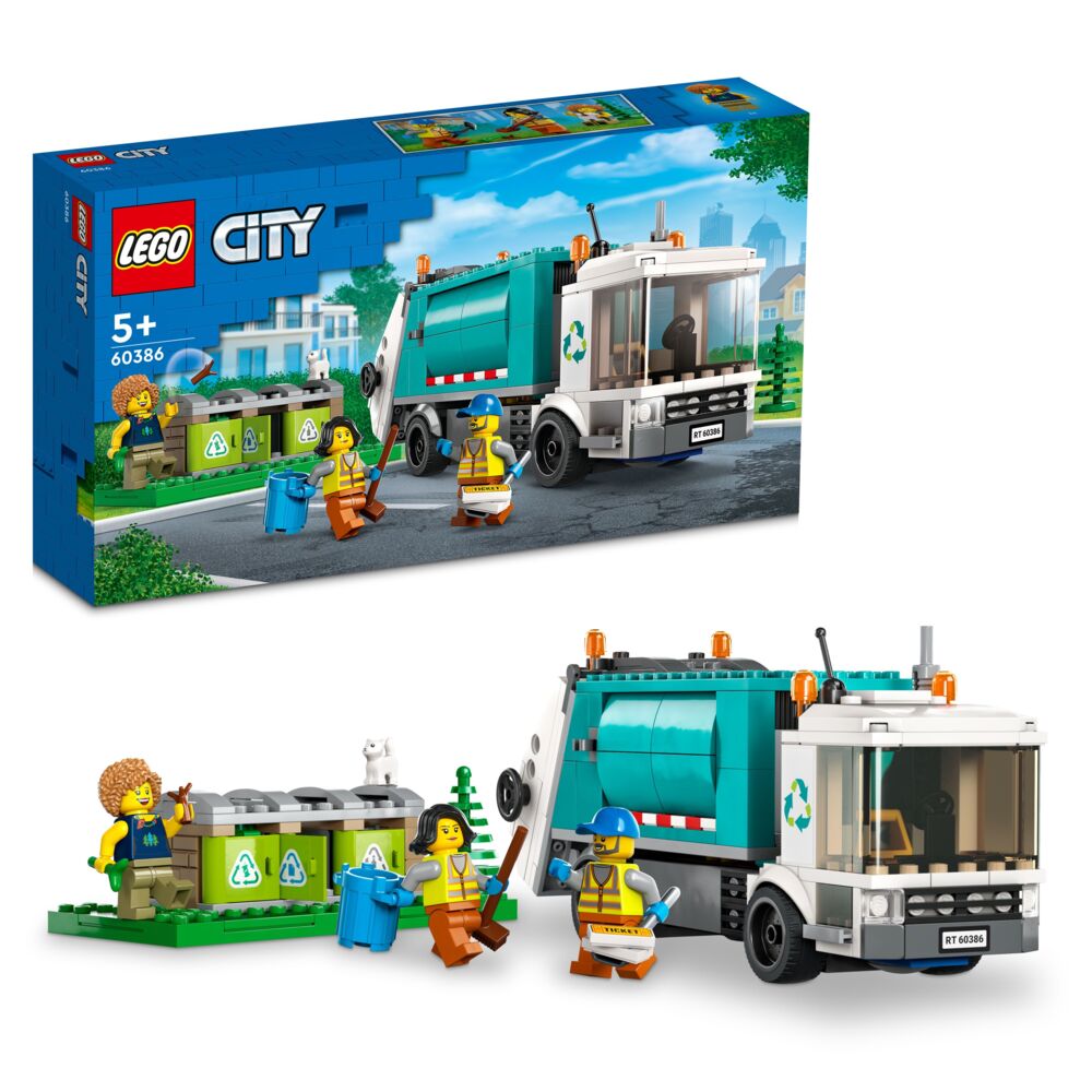 Produkt miniatyrebild LEGO® City Gjenvinningsbil 60386