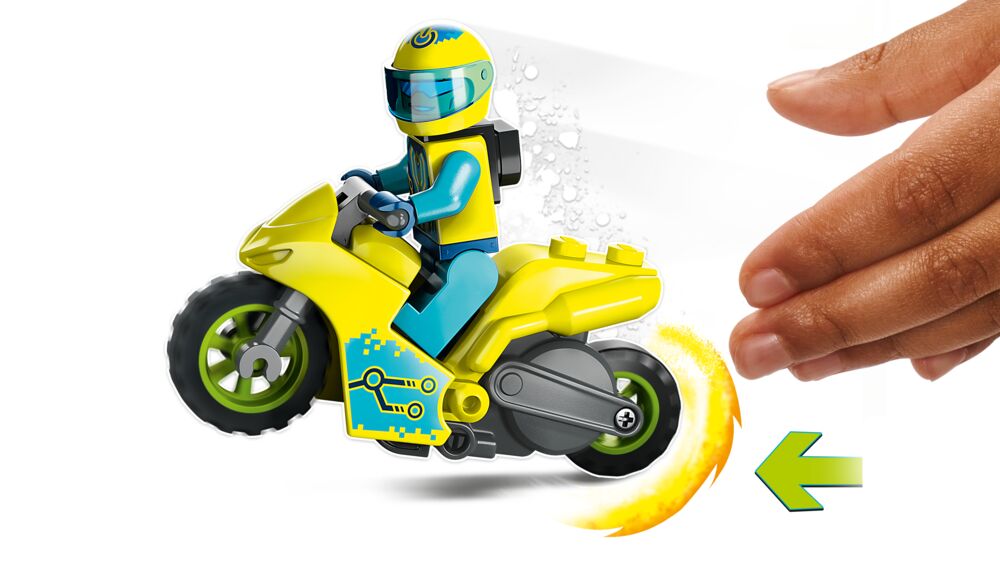 Produkt miniatyrebild LEGO® City Cyber-stuntmotorsykkel 60358