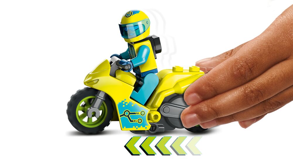 Produkt miniatyrebild LEGO® City Cyber-stuntmotorsykkel 60358