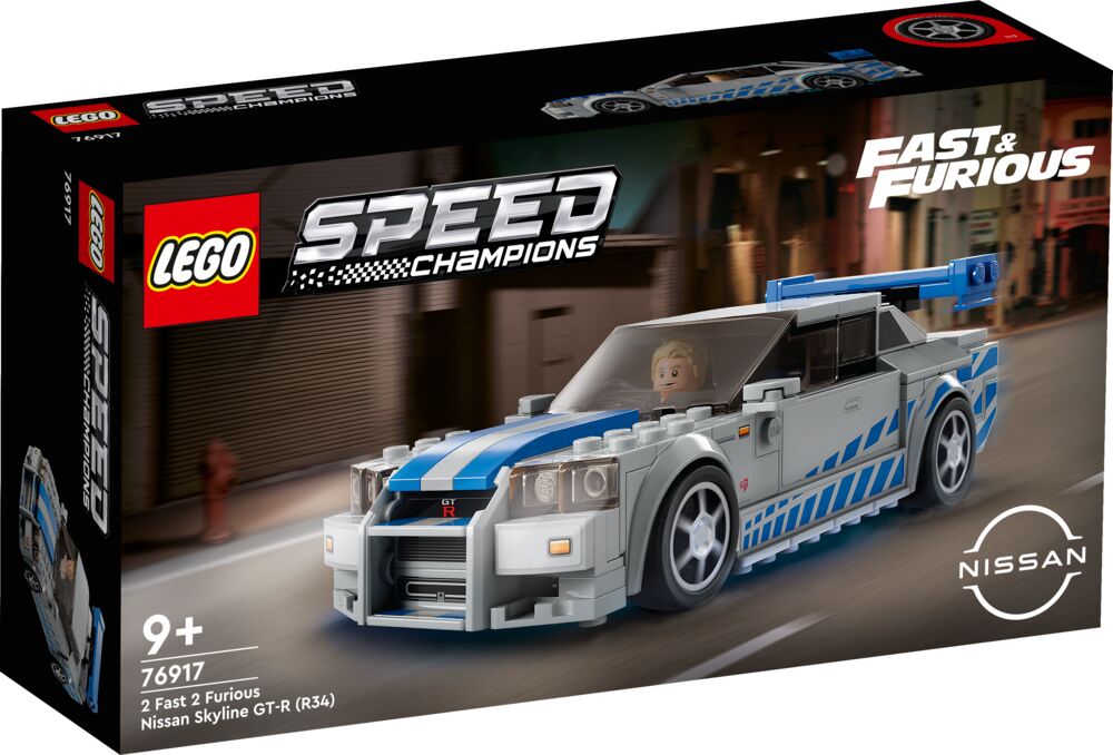 Produkt miniatyrebild LEGO® Speed Champions 2 Fast 2 Furious Nissan Skyline GT-R (R34) 76917