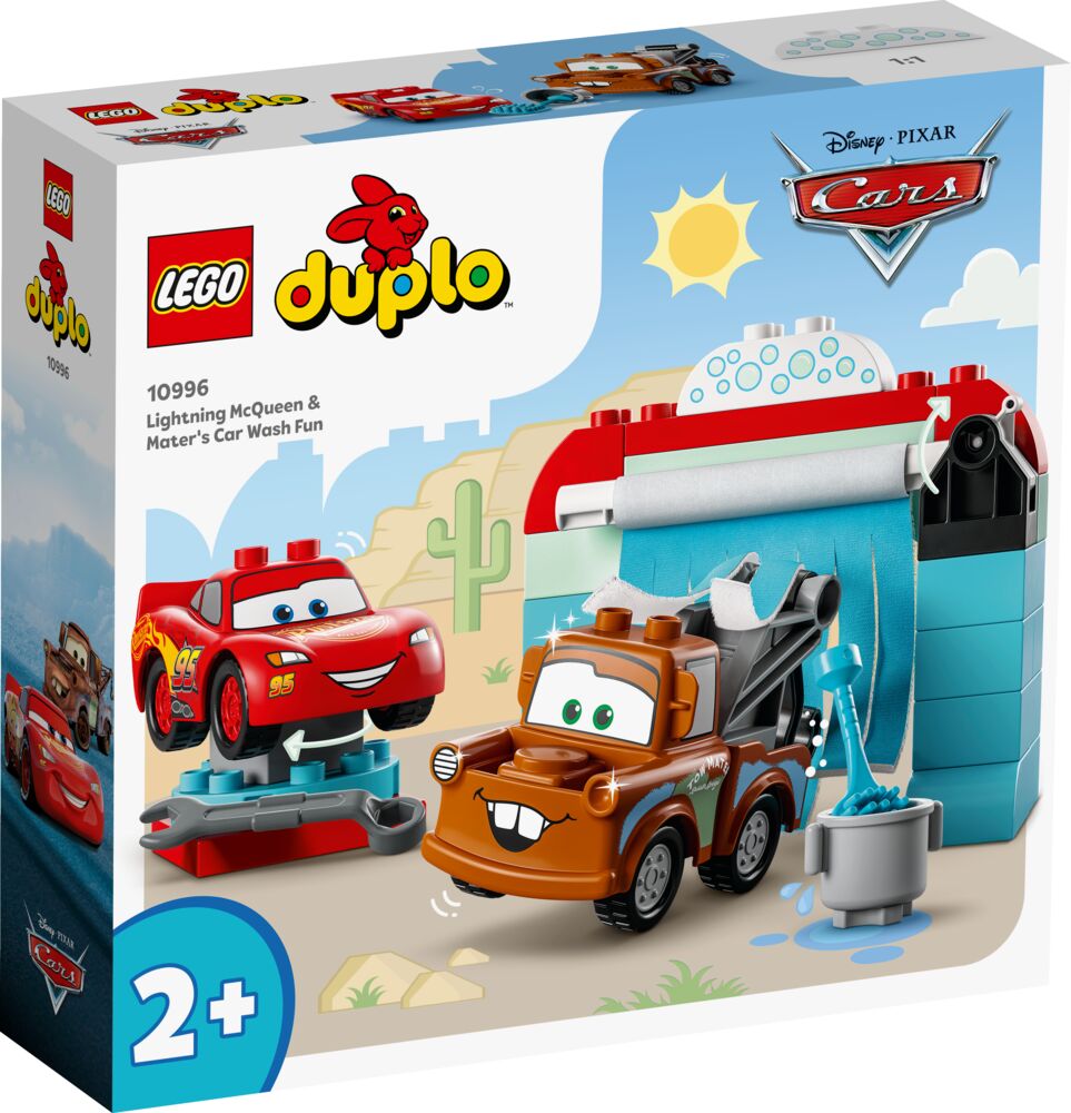 Produkt miniatyrebild LEGO® DUPLO® Disney og Pixars Biler Lynet McQueen og Bills gøyale bilvask 10996