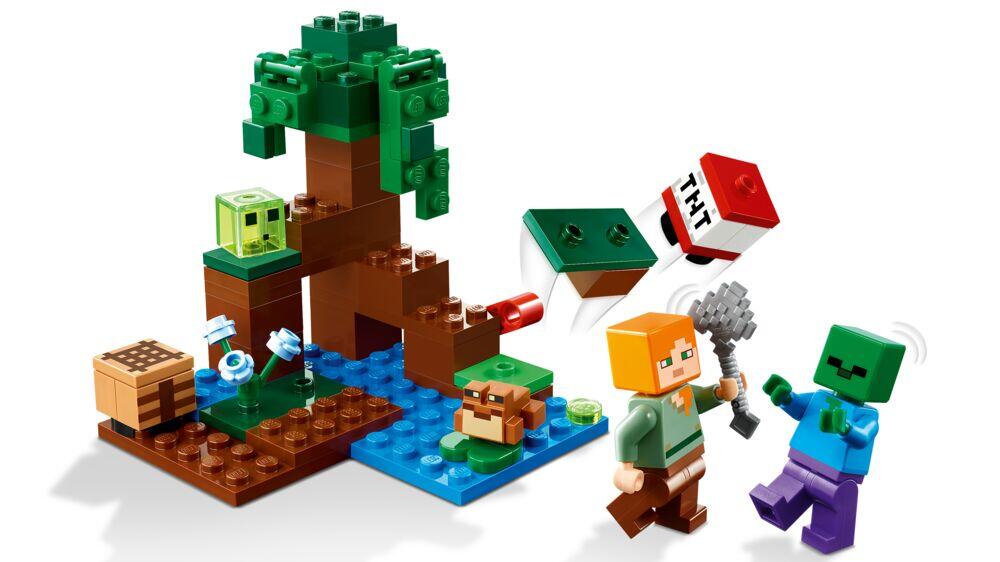 Produkt miniatyrebild LEGO® Minecraft® Sumpeventyret 21240
