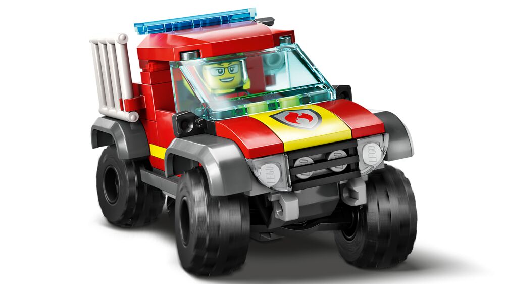 Produkt miniatyrebild LEGO® City Brannvesenets firehjulstrekker 60393