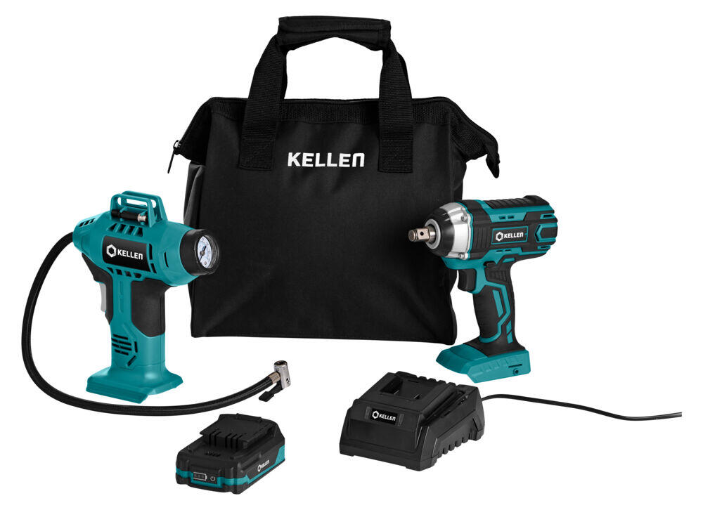 Produkt miniatyrebild Kellen bilsett 6-deler 18V