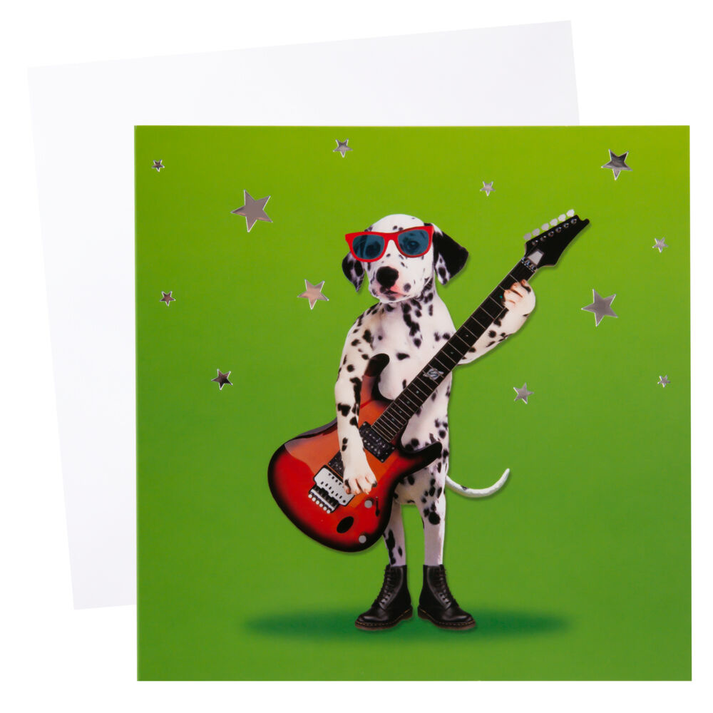 Produkt miniatyrebild Kort Dalmantiner med gitar