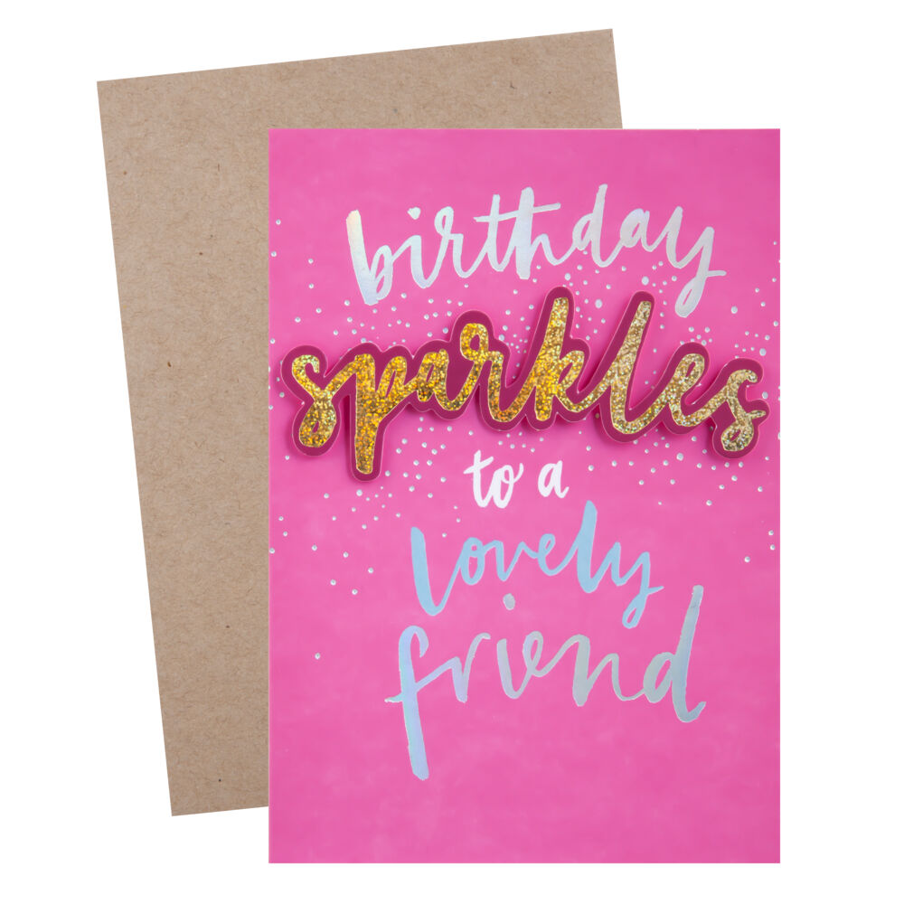 Produkt miniatyrebild Kort Birthday Sparkles