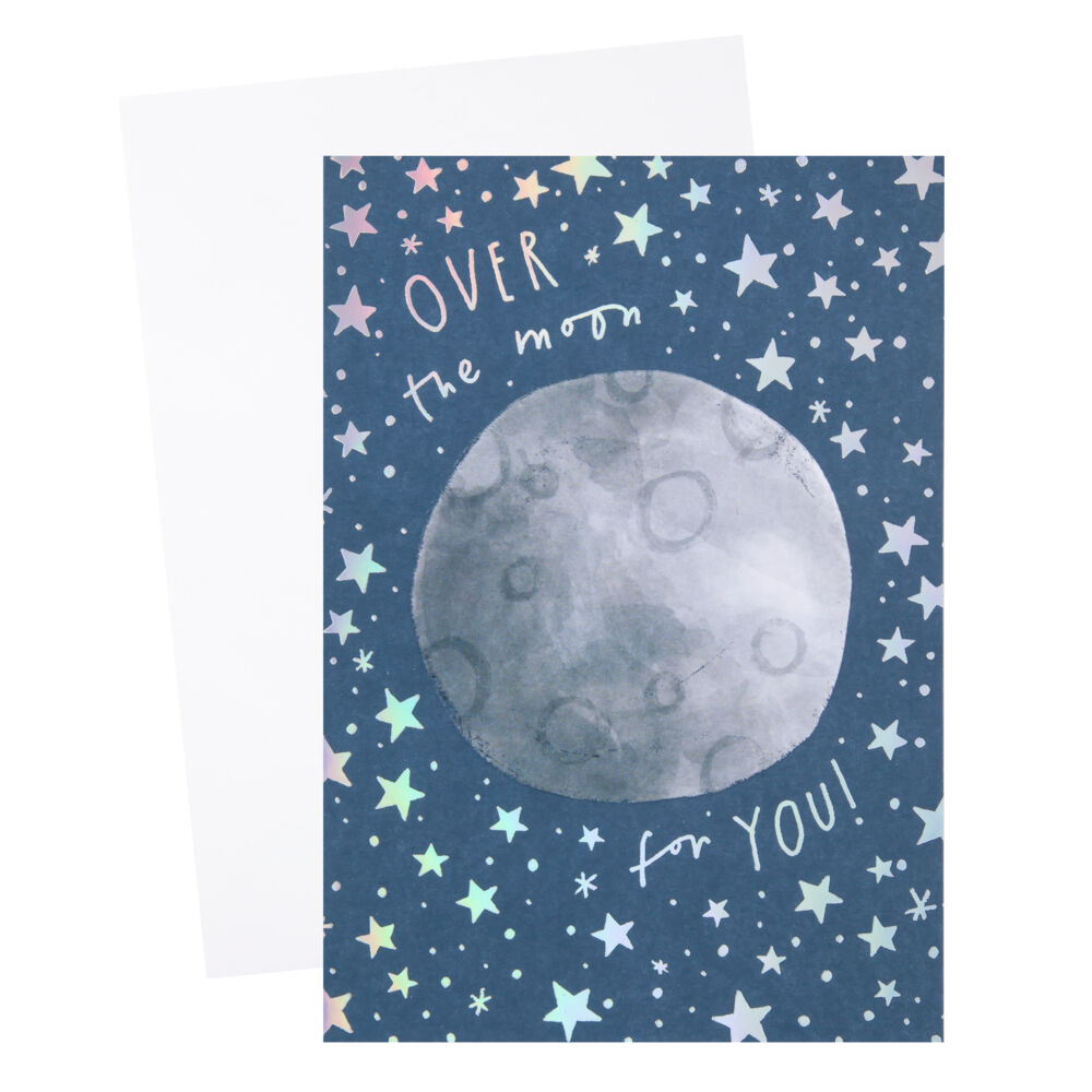 Produkt miniatyrebild Kort Over the moon for you!