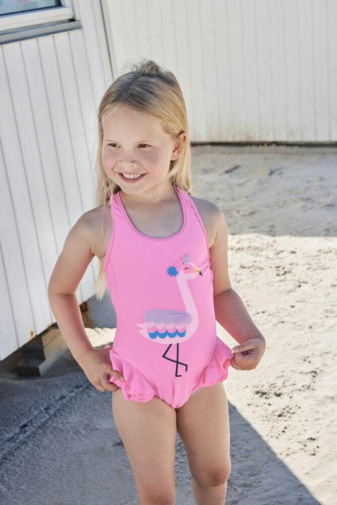 Produkt miniatyrebild Color Kids Flamingo badedrakt barn
