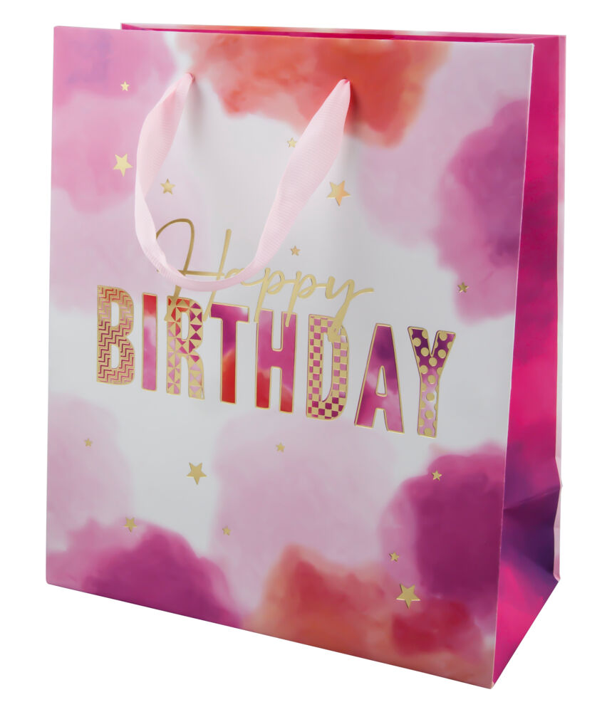 Produkt miniatyrebild Gavepose medium Happy birthday