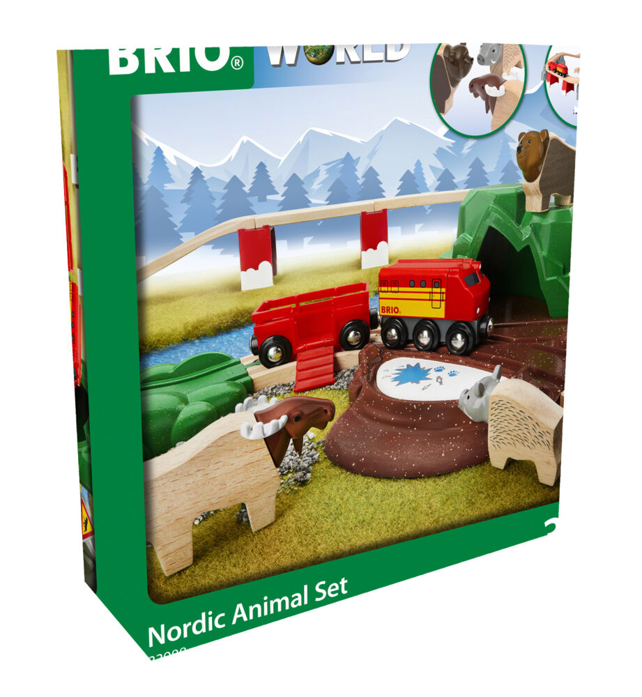 Produkt miniatyrebild BRIO® World nordisk dyresett
