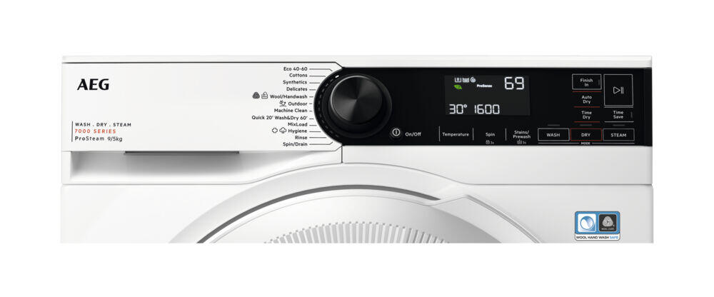Produkt miniatyrebild AEG LWR732A96K kombinert vaskemaskin/tørketrommel