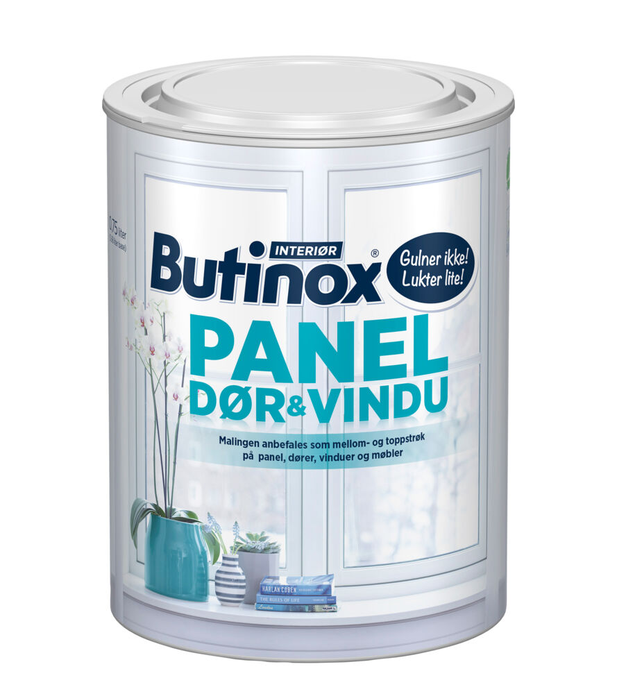Produkt miniatyrebild Butinox Interiør Panel Dør&Vindu 40/halvblank maling