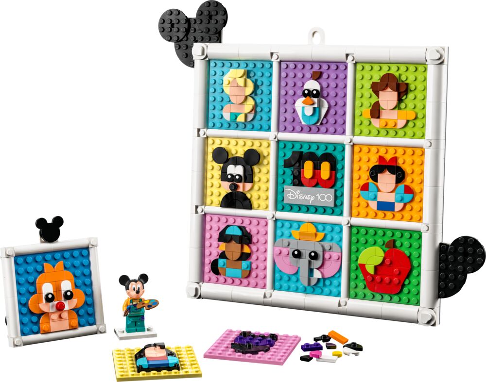 Produkt miniatyrebild LEGO® Disney Ikoner fra 100 år med Disney-animasjon 43221