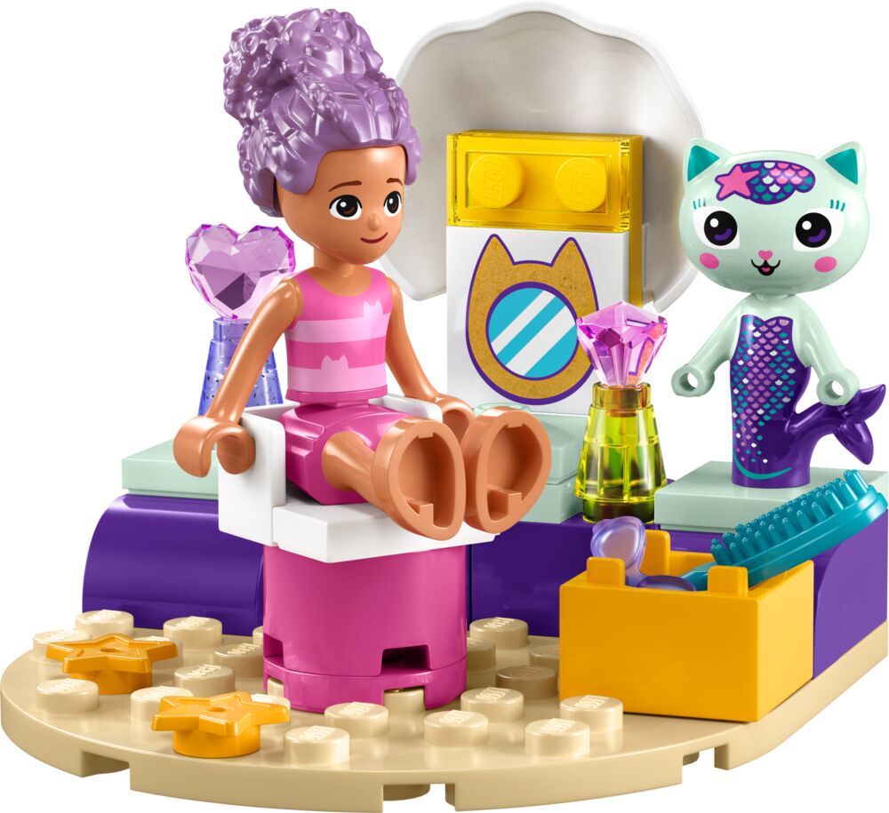 Produkt miniatyrebild LEGO® Gabby`s Dollhouse Gabby og MerCats skip og spa 10786