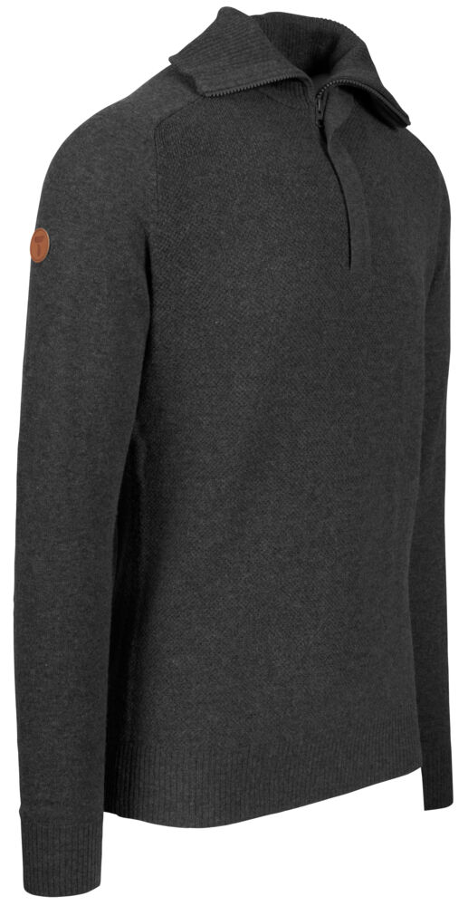 Produkt miniatyrebild Tufte Robin Stitch half-zip ullgenser herre