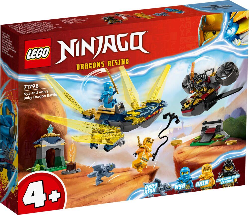 Produkt miniatyrebild LEGO® NINJAGO® Nya og Arins drageungekamp 71798