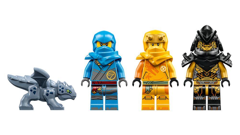 Produkt miniatyrebild LEGO® NINJAGO® Nya og Arins drageungekamp 71798