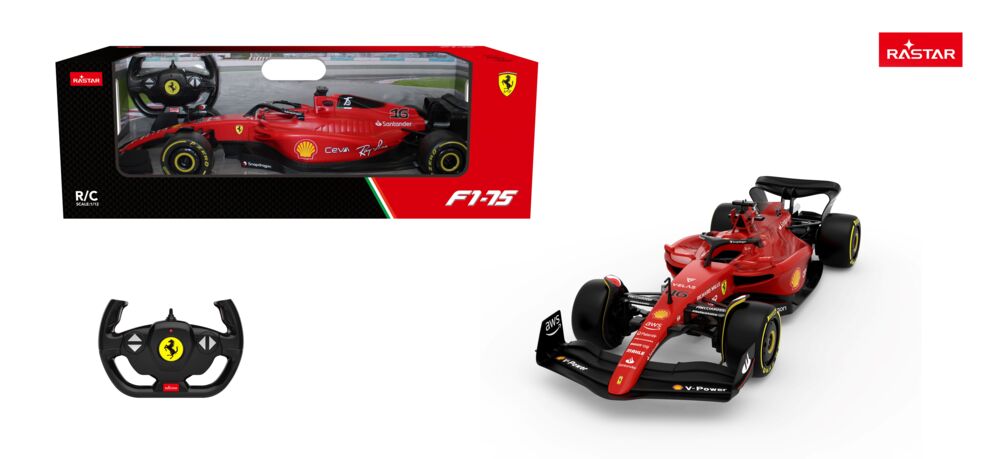 Produkt miniatyrebild Rastar 1:12 Ferrari F1-75 radiostyrt bil