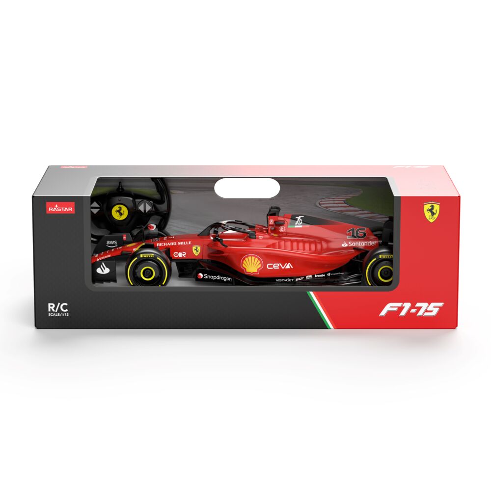 Produkt miniatyrebild Rastar 1:12 Ferrari F1-75 radiostyrt bil
