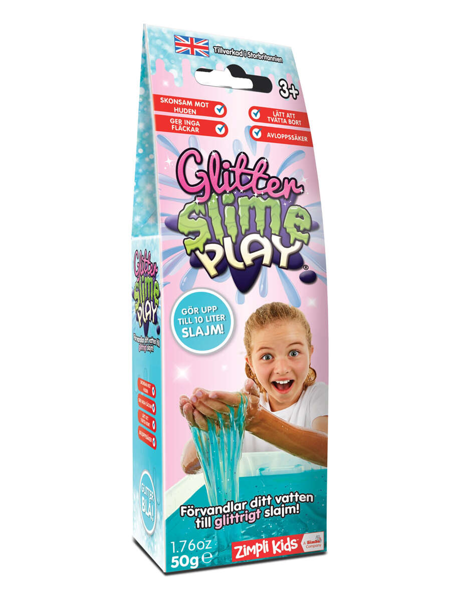 Glitter slime play | Obs.no