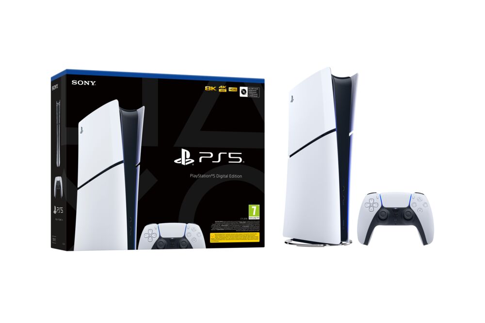 PlayStation®5 Digital Edition konsoll (model group - slim) | Obs.no