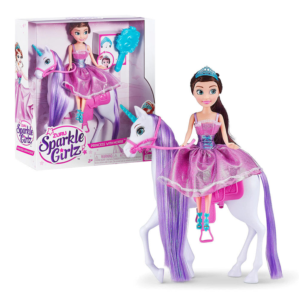 Sparkle Girlz prinsesse med hest