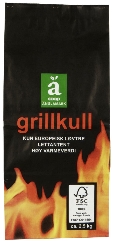 Änglamark grillkull, 2,5 kg