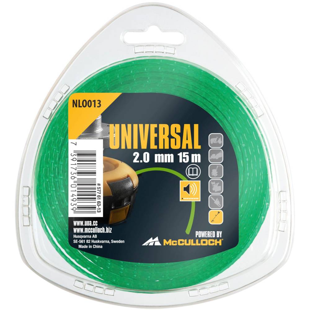 Produkt miniatyrebild Trimmertråd 2,0 mm lydsvak