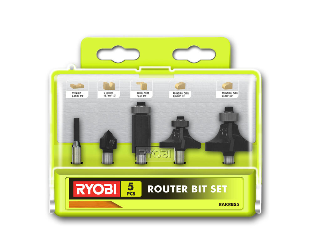 Produkt miniatyrebild Ryobi RAKRBS5 fresejernssett