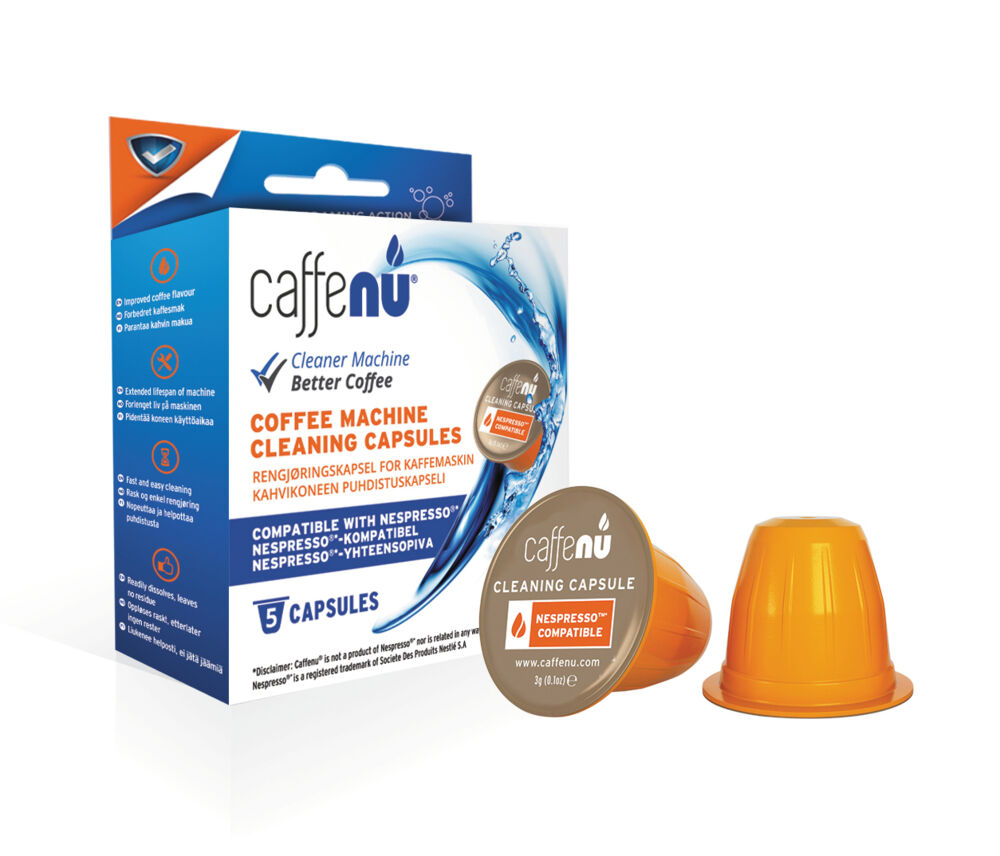 Produkt miniatyrebild Caffenu rengjøringskapsler til kaffemaskin