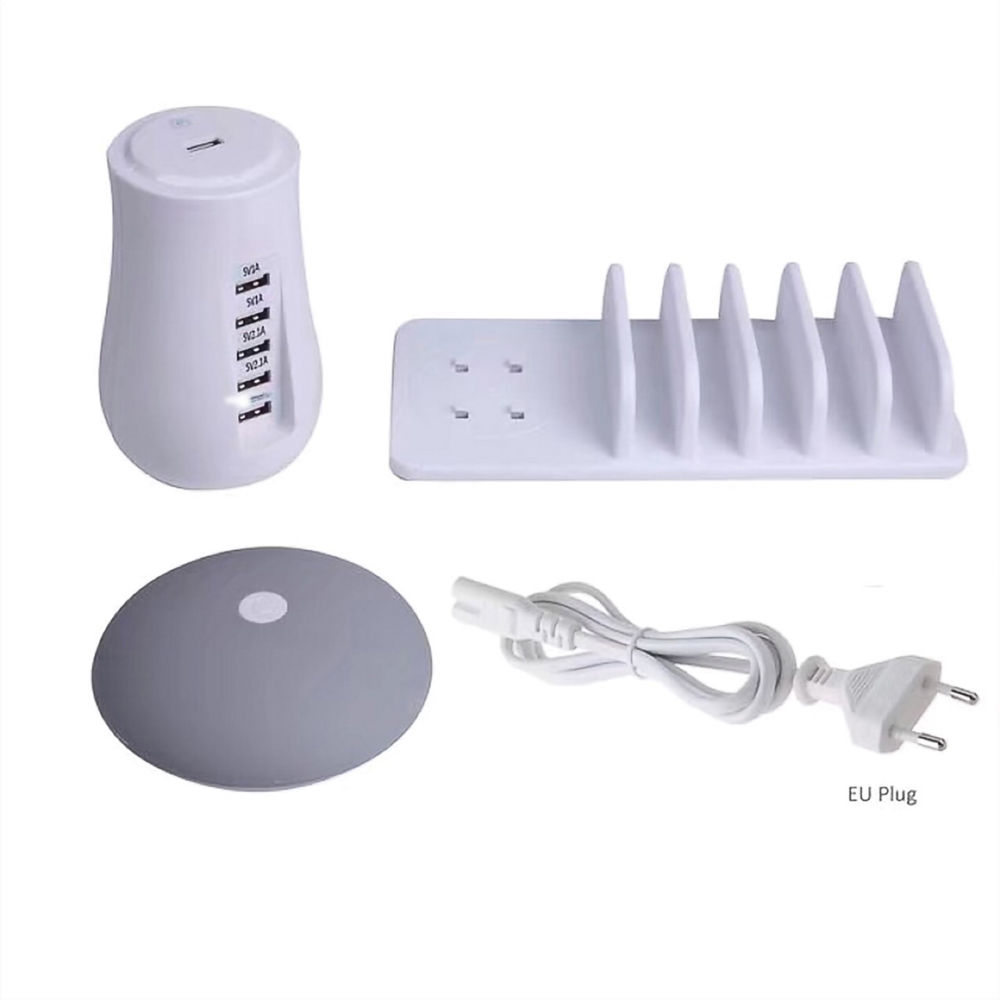 Produkt miniatyrebild USB familielader/multilader med lys
