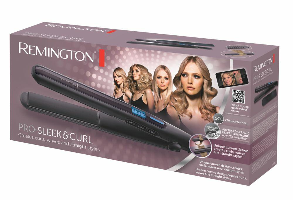 Produkt miniatyrebild Remington® S6505 Sleek & Curl rettetang
